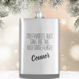 お気に入りの叔母さんクラシックの甥 フラスク