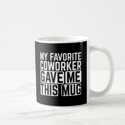 お気に入りの同僚がくれたマグカップ コーヒーマグカップ (右)