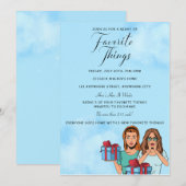 お気に入りの品物交換パーティー 招待状 (正面/裏面)