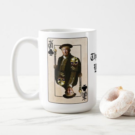 お気に入りの大統領 コーヒーマグカップ (ドーナツ)