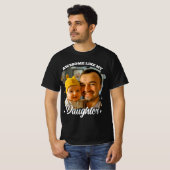 お気に入りの娘とパパのフォトTシャツ Tシャツ (正面フル)