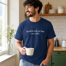 お気に入りの娘婿の誕生日おめでとう Tシャツ