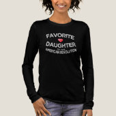 お気に入りの娘 アメリカ独立革命 アメリカ合衆国 トライブレンドＴシャツ (正面)