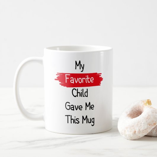 お気に入りの子からもらったマグカップ コーヒーマグカップ (ドーナツ)