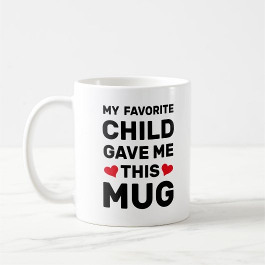 お気に入りの子からもらったマグカップ コーヒーマグカップ (左)