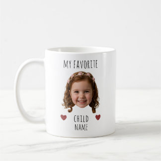 お気に入りの子供の写真入り 名前 カスタム コーヒーマグカップ