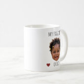 お気に入りの子供の顔のカスタム写真 コーヒーマグカップ (正面右)