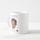 お気に入りの子供の顔のカスタム写真 コーヒーマグカップ (正面左)