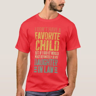 お気に入りの子供はいません 義理の娘 少年 Tシャツ