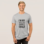 お気に入りの子供 義母 楽しいギフト トライブレンドTシャツ (正面全面)