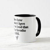 お気に入りの子 マグカップ (正面右)