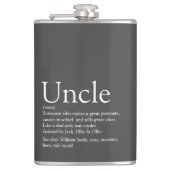 お気に入りの定義グレー フラスク (正面)