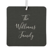 お気に入りの家族の写真4枚をコラージュ スクリプト名 カーエアーフレッシュナー (裏面)