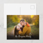 お気に入りの家族の写真 シーズンポストカード (正面/裏面)