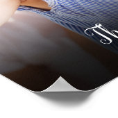 お気に入りの家族の写真 ポスター (角)