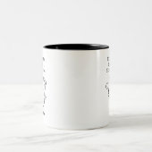 お気に入りの形のパイ スライス 面白い ジオメトリ 数学 ツートーンマグカップ (中央)