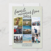 お気に入りの思い出 フォトコラージュ 新年 シーズンカード (正面)