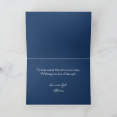 お気に入りの悔やみや弔慰グリーティングカード カード (内部)