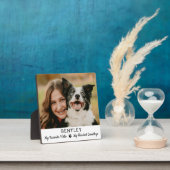 お気に入りの愛犬との別れを記念するプレート フォトプラーク (インサイチュ)