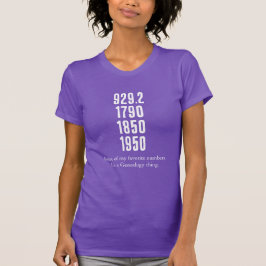 お気に入りの数字(ライトデザイン)Tシャツ Tシャツ