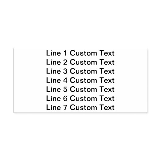 お気に入りの文字、Business 7の明細の追加 セルフインキングスタンプ (デザイン)