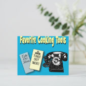 お気に入りの料理ツール ポストカード (スタンド正面)
