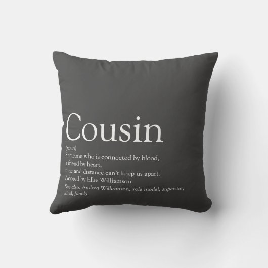 お気に入りの最高のEver Fishes定義おもしろい クッション (裏面)