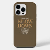お気に入りの本に没頭しよう パーソナライズデザイン iPhoneケース (裏面)