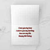 お気に入りの様々な方法*イタリアン*誕生日カード カード (内部)