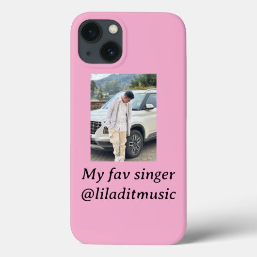 お気に入りの歌手Lil Aditの音楽にインスパイアされたデザイン Case-Mate iPhoneケース (裏面)