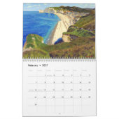 お気に入りの油絵カレンダー(年号自由入力) カレンダー (2月 2027)