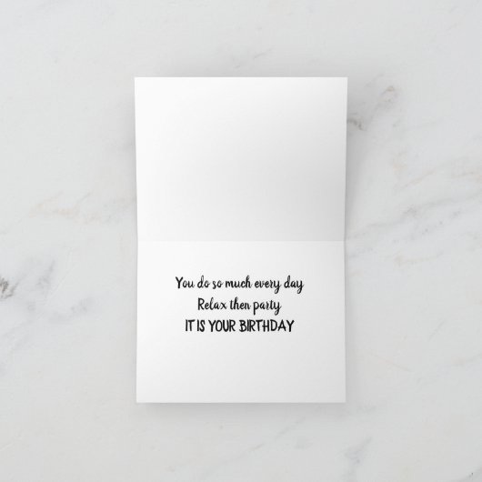 **お気に入りの漁師の誕生日» カード (内部)