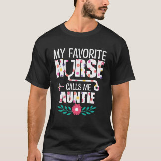 お気に入りの看護師がおばさんと呼んでくれる 自慢の看護師ファミリー Tシャツ