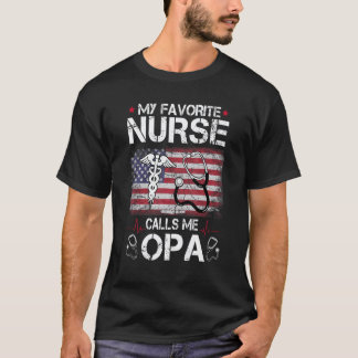 お気に入りの看護師がオーパと呼んでくれる父の日 Tシャツ