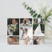 お気に入りの瞬間をカスタムフォトコラージュ6枚で サンキューカード (スタンド正面)