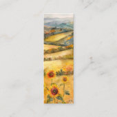 お気に入りの秋をマークする – ブックマークカード スキニー名刺 (正面)