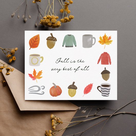 お気に入りの秋 カード