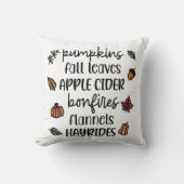 お気に入りの秋 クッション (正面)