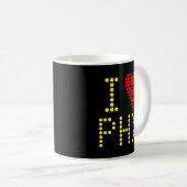 お気に入りの空港コード コーヒーマグ コーヒーマグカップ (正面右)