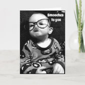 *お気に入りの笑顔と記念日おめでとうございます* カード (正面)