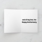 *お気に入りの笑顔と記念日おめでとうございます* カード (内部)