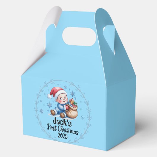 お気に入りの箱 - 赤ちゃんの初めてのクリスマス お気に入りの箱 フェイバーボックス (正面)