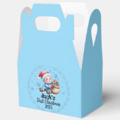 お気に入りの箱 - 赤ちゃんの初めてのクリスマス お気に入りの箱 フェイバーボックス (見開き)