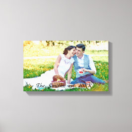 お気に入りの結婚式の写真をカスタマイズして キャンバスプリント