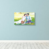 お気に入りの結婚式の写真をカスタマイズして キャンバスプリント (インサイチュ (ウッドフロア))