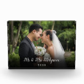 お気に入りの結婚式の写真 スクリプト 名前 日付 フォトブロック (正面)