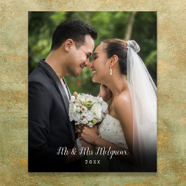 お気に入りの結婚式の写真 スクリプト 名前 日付 ポスター