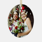 お気に入りの結婚式の写真 セラミックオーナメント (右)