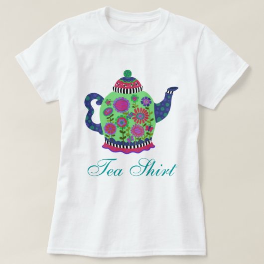 お気に入りの緑茶シャツ Tシャツ (デザイン正面)