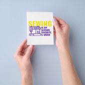 お気に入りの縫製 チラシ (手)